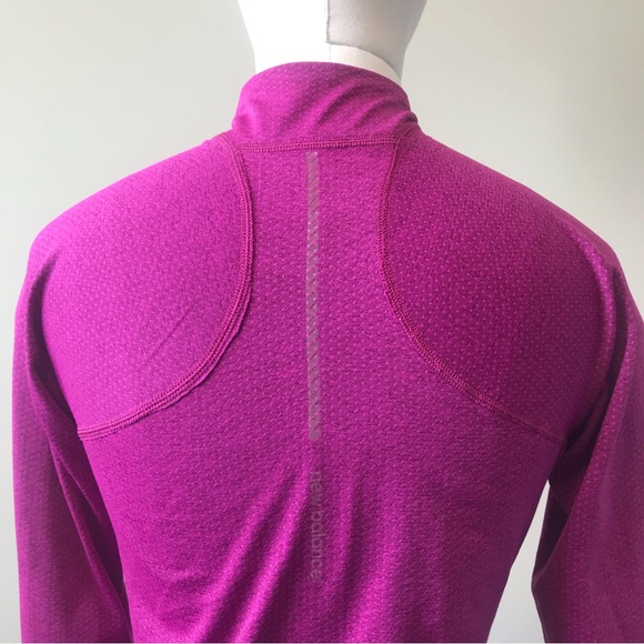 New Balance Women’s Running Long Sleeve 1/2 Zip Shirt - Picture 14 of 16